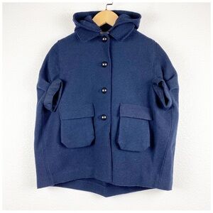 Lanvin Petite Navy Short Sleeve‎ Jacket Size 4